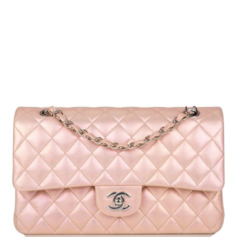 pink iridescent chanel bag